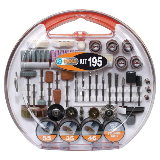 Accessori Per Mini Trapano In Kit Indicati Per Smerigliare, Lucidare, Levigare, Pulire, Tagliare, Intagliare, Incidere Su Legno, Metallo, Plastica, Ceramica, Vetro. Accessori Universali Per Tutti I Mini Trapani In Commercio. In Valigetta Plastica.