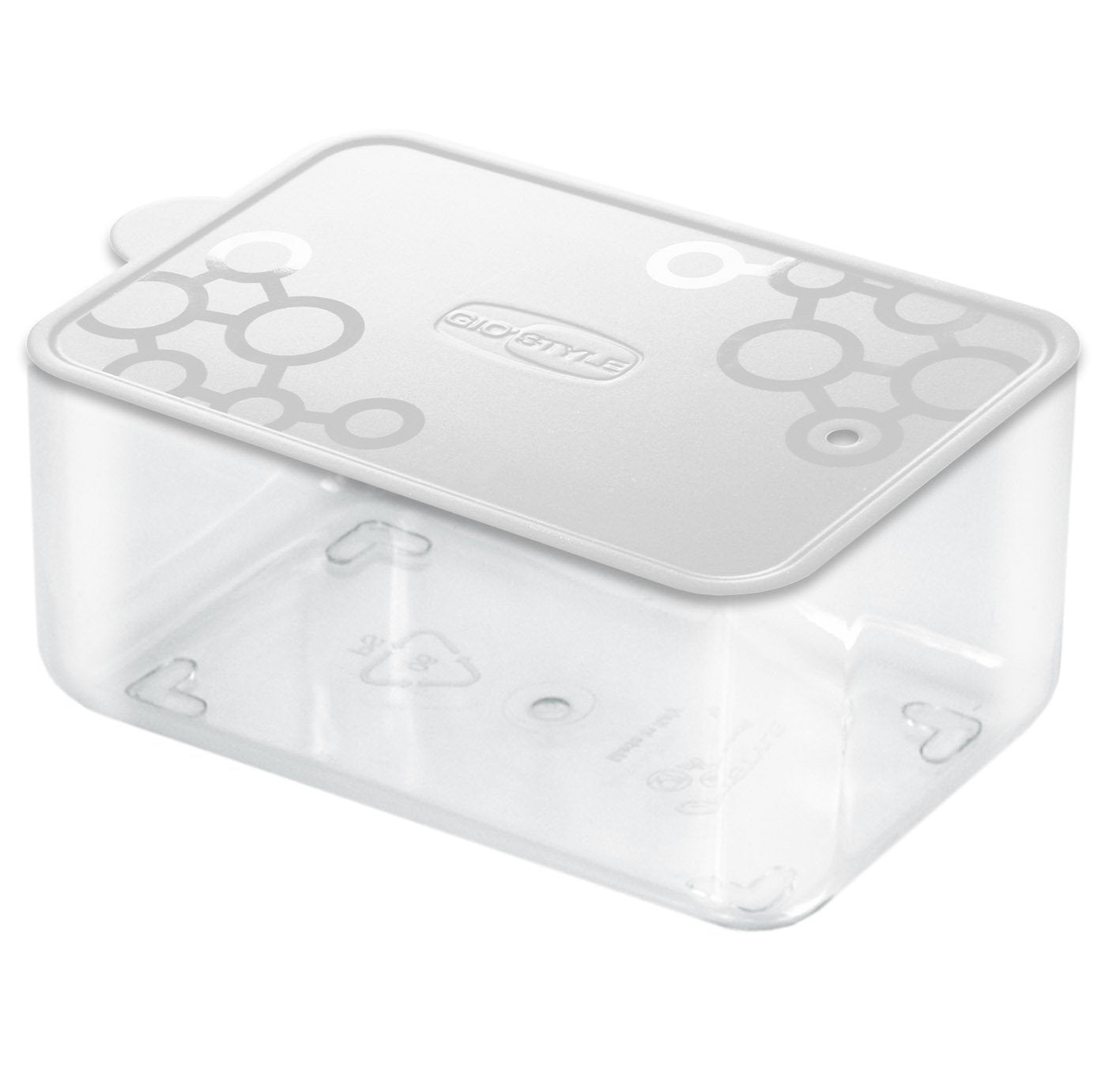 GIO'STYLE Giostyle Contenitore Alimentare Rettangolare Bianco, S 0.7 L