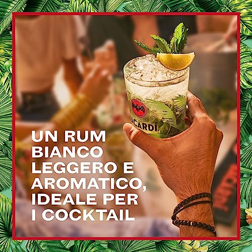 BACARDÍ Carta Blanca White Rum, Rum Bianco dei Caraibi