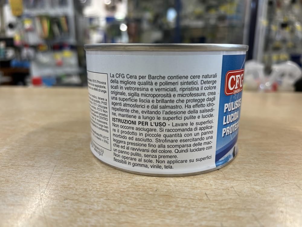 CFG Cera per Barche pulisce lucida e protegge 300ml - cod. B0700