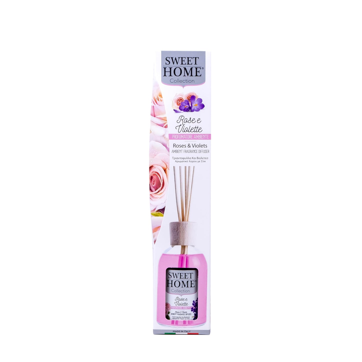 Suarez Sweet Home Profumatore Ambiente Bastoncini Rose E Violette 100ml