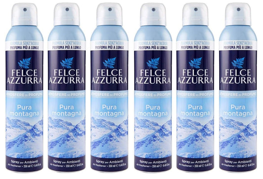 Felce Azzurra Pura Montagna Deodorante Ambienti, confezione da 6