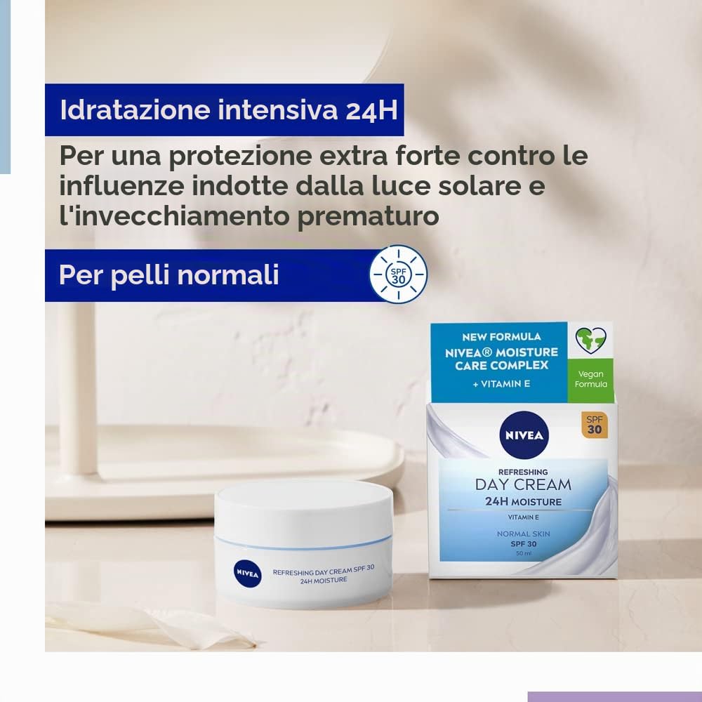 NIVEA Crema Giorno Rinfrescante 24H SPF 30 50ml