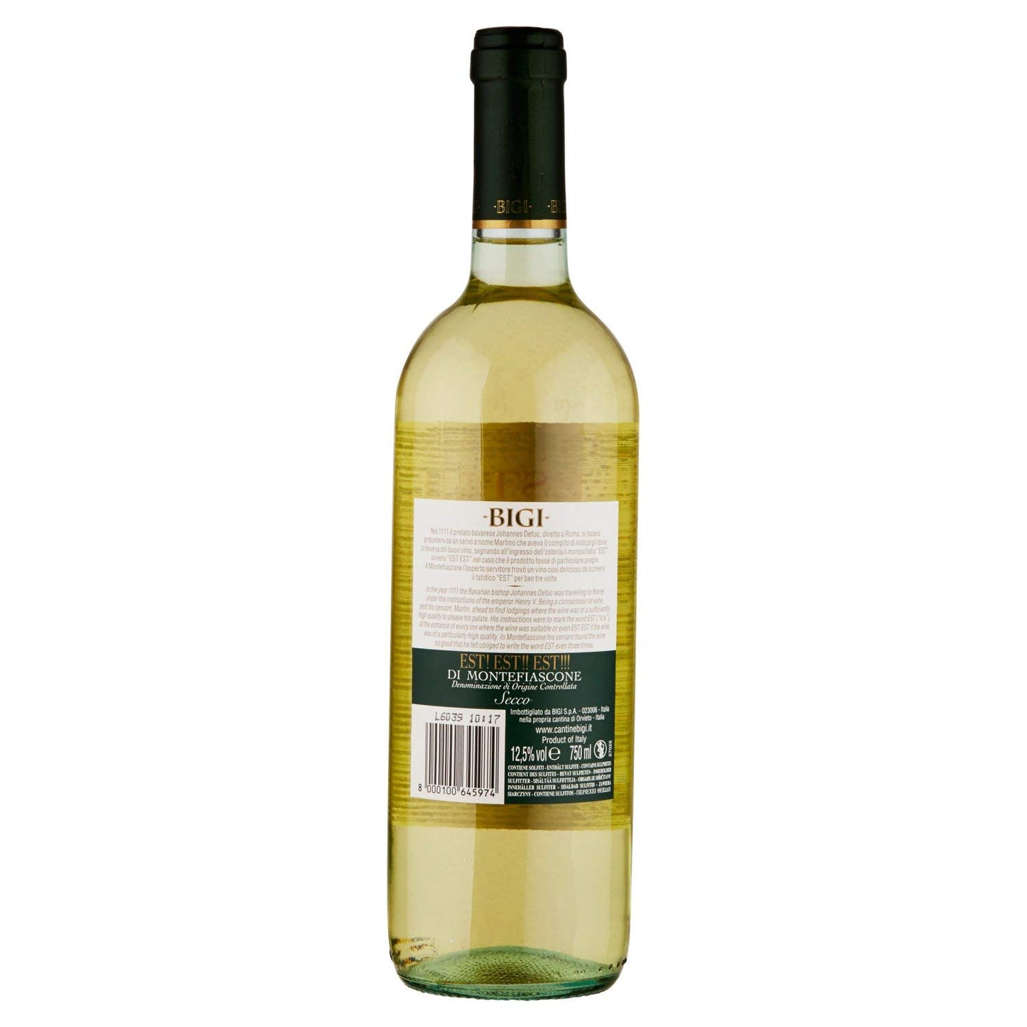 Est! Est!! Est!!! Vino Bianco DOC, Bigi Montefiascone - 750 ml