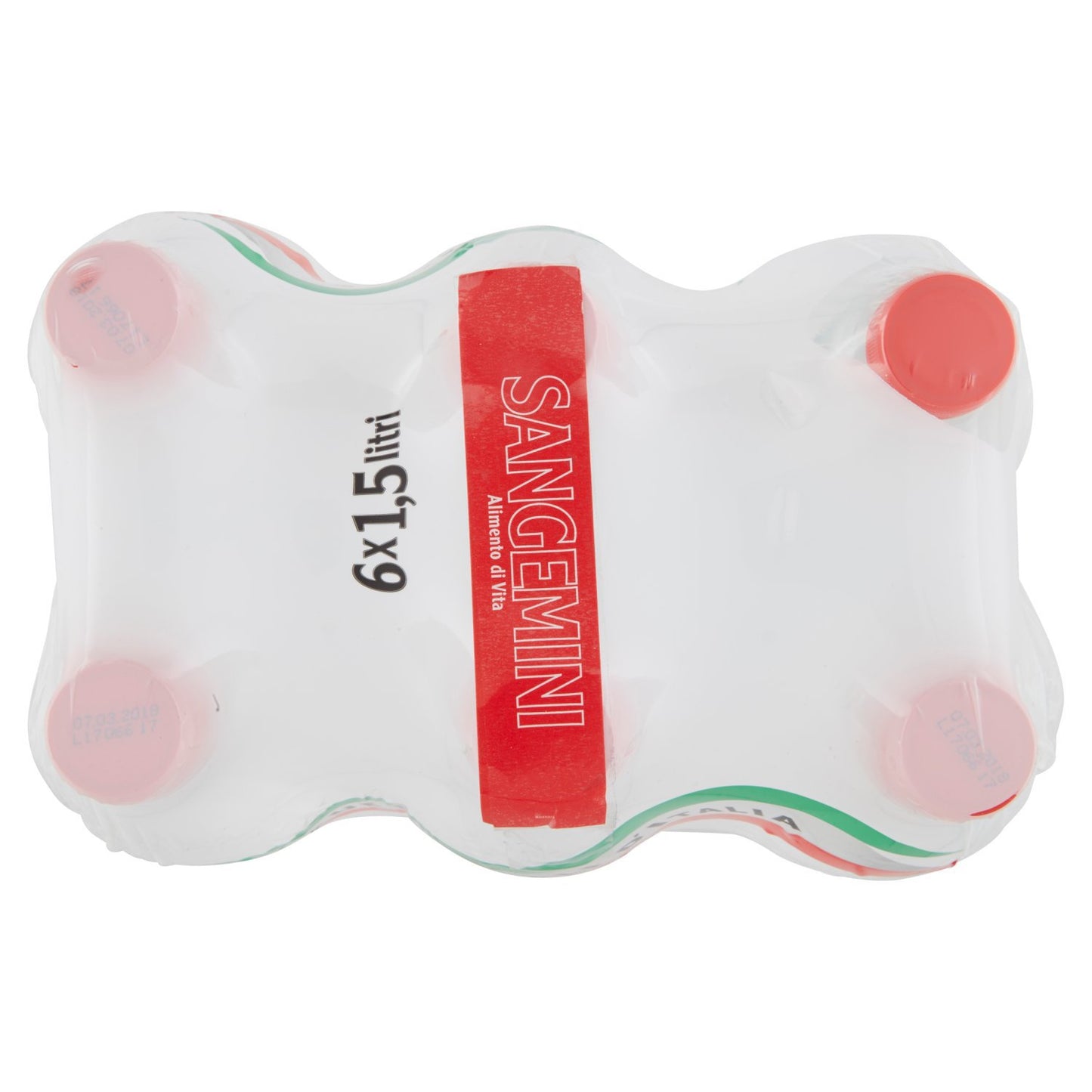 Sangemini Acqua Minerale Naturale - Confezione da 6 Bottiglie x 1.5 l