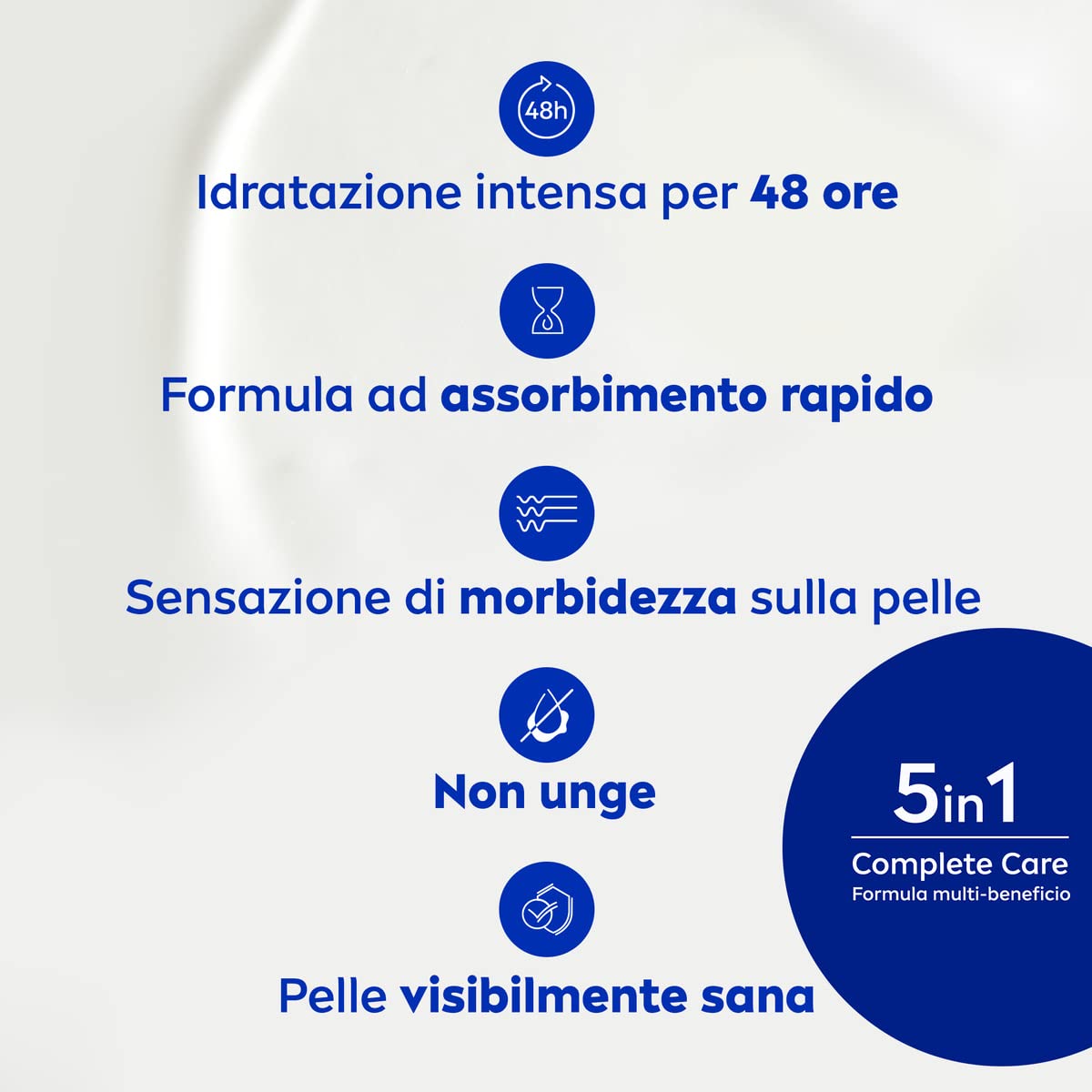 NIVEA Crema Corpo Idratante Express per pelle normale o secca (1 x 500ml), Formula ad assorbimento rapido, arricchita con NIVEA Siero Idratazione Intensa e Minerali Marini