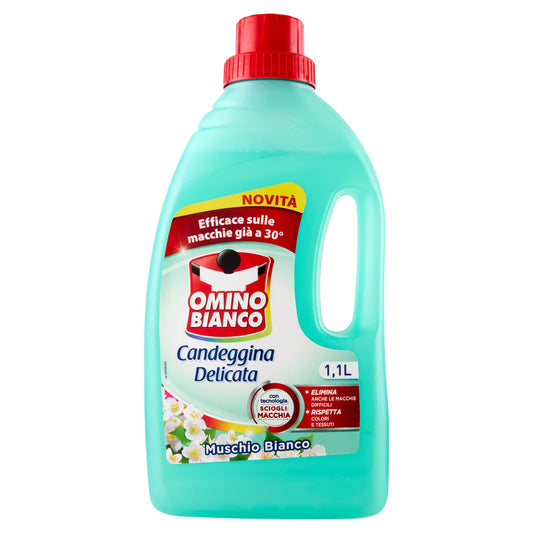 Omino bianco candeggina delicata muschio bianco 1100 ml