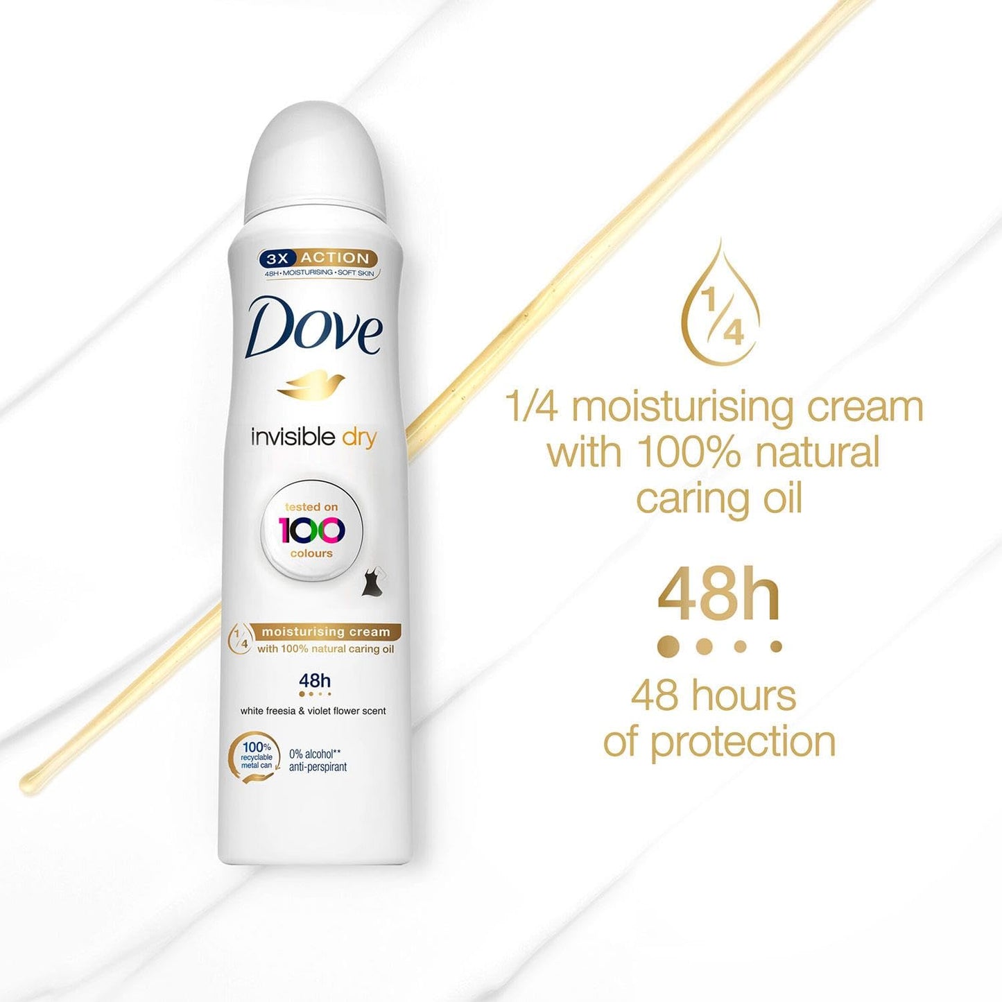 Dove Invisible Dry Spray 150 ml