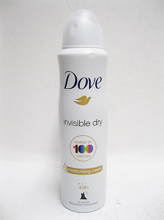 Dove Deo Spray Invisible Dry Deodorante Unisex 48h, 6x 150ml