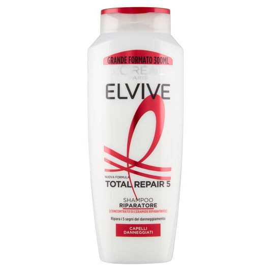 L'Oreal Paris Elvive Total Repair 5 Shampoo, 300ml