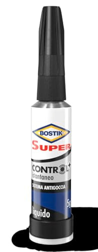 Bostik Super Control Colla Istantanea con Sistema Antigoccia Trasparente, 5 g