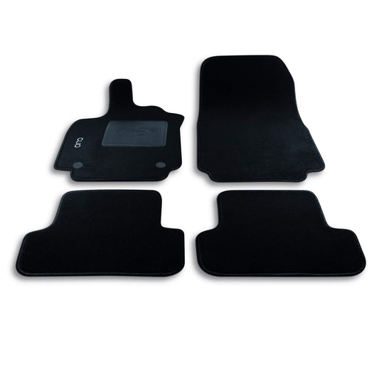 Bottari 39084 Set Tappeti Auto su Misura in Moquette per Modello Clio produzione dal 2012 ad oggi , Nero, 4 Pezzi