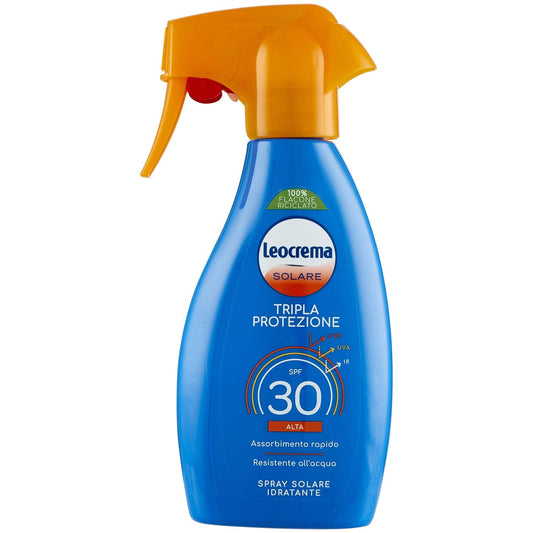 Leocrema Spray Solare Tripla Azione Sfp30250ml, 250ml