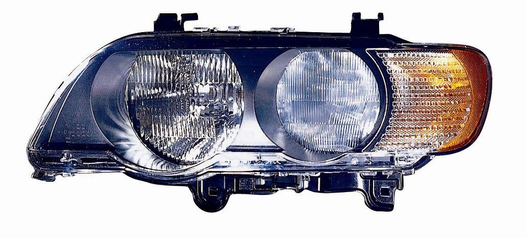 CG94 PROIETTORE H7-HB3 CON MOTORINO ELETT. [Lato DX] INDICATORE DI DIREZIONE BIANCO Per Auto: X5 E53