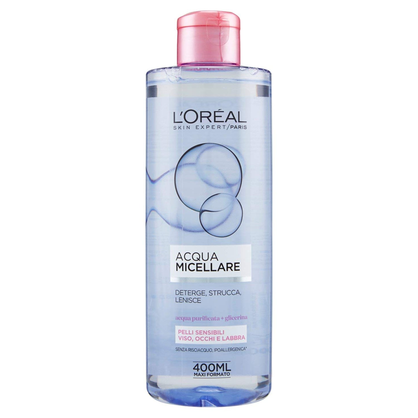 L'Oréal Paris Acqua Micellare per Pelli Sensibili, 400 ml