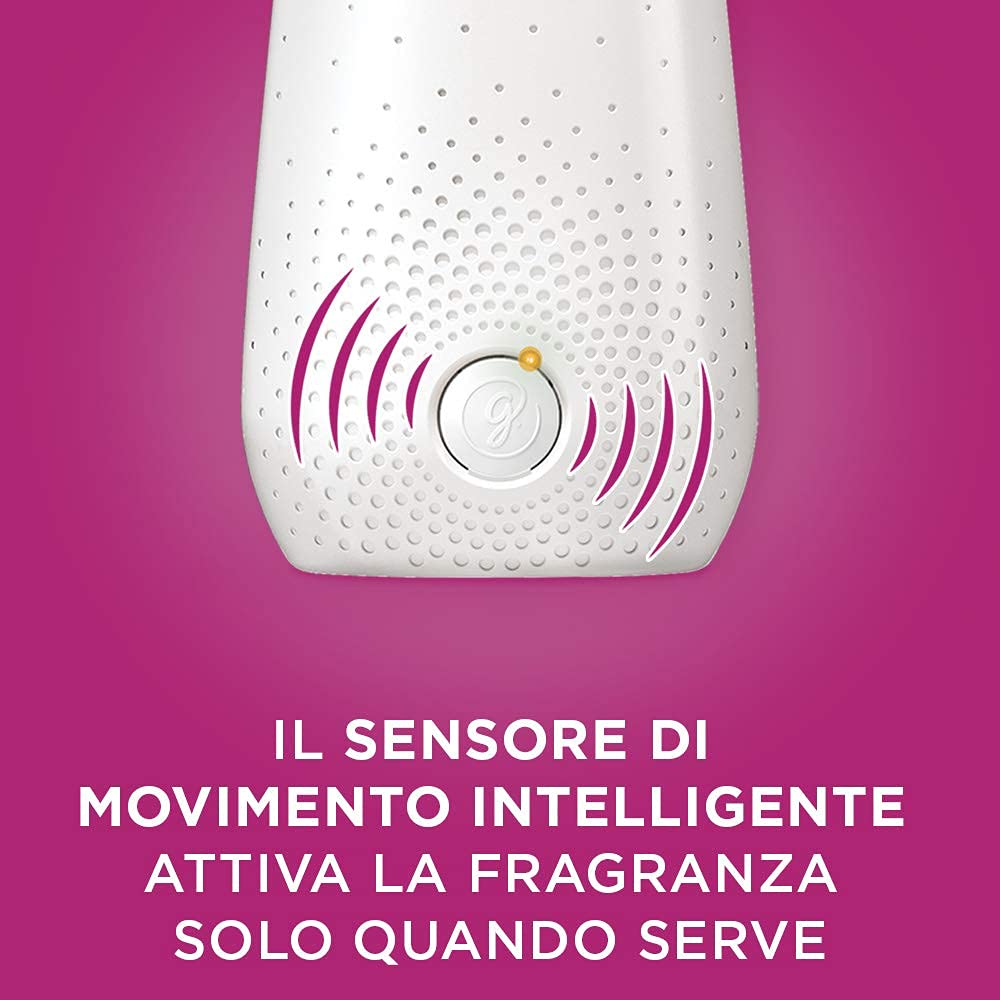 Glade Sense & Spray Base con Ricarica Inclusa Fragranza Relaxing Zen 1, Confezione da 1 Erogatori + 1 Ricarica 18ml