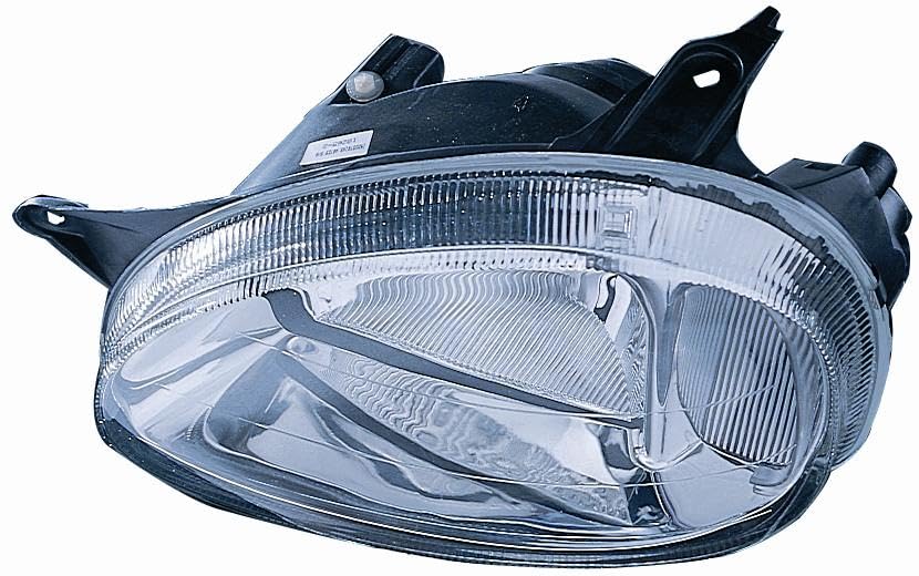 DEPO RICAM 33970 PROIETTORE H4 PARABOLA CROMATA PER CORSA - COMBO LATO SINISTRO (LATO CONDUCENTE) DAL 1993/03 AL 2000/08