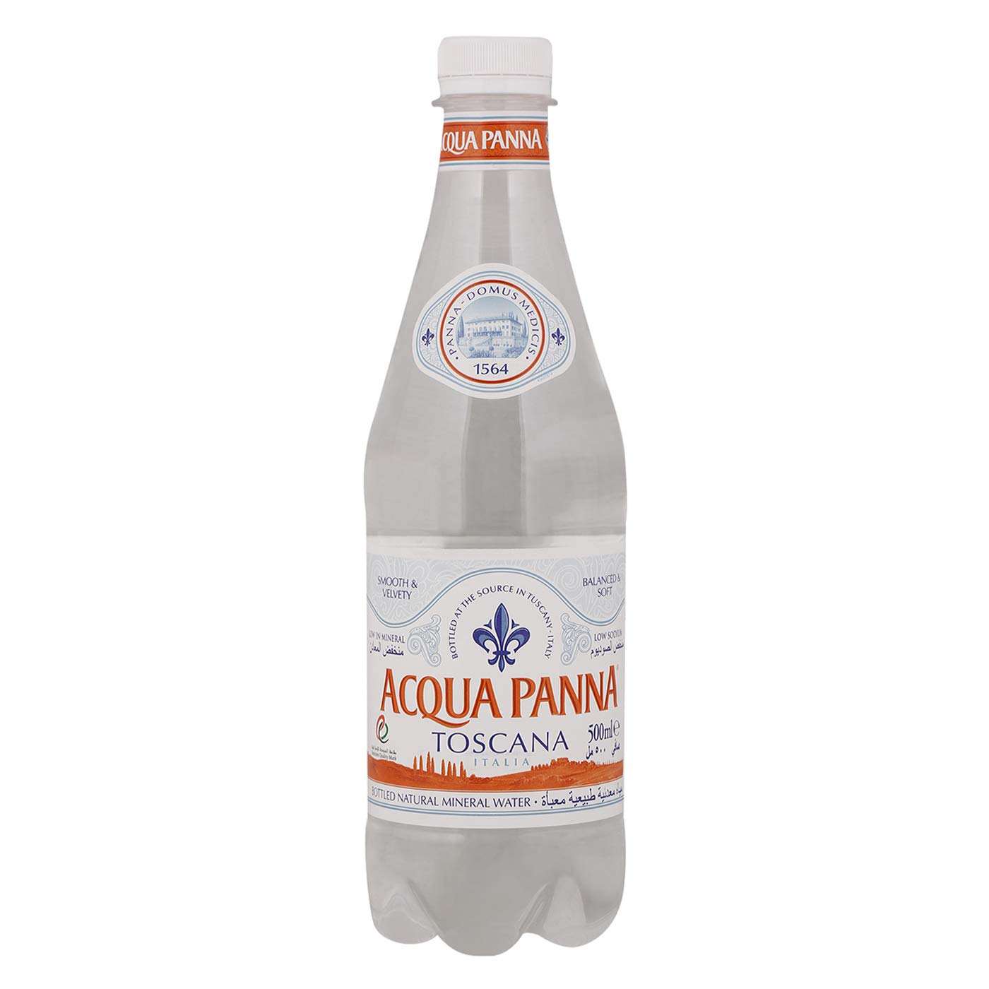 Acqua Panna Acqua minerale con anidride carbonica, 24 bottiglie di chiusura x 50 cl