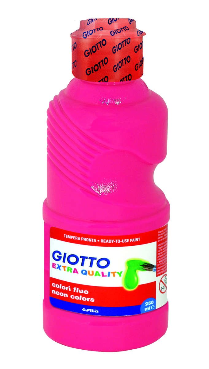 Fila 154519 - Latta di tempere fluorescente Rosa 250 ML