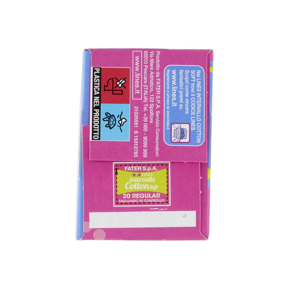 Lines Proteggislip Distesi 100% Cotone, Pacco da 24 Proteggislip