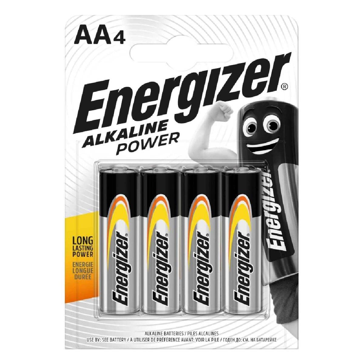 Energizer Pile Std - Alcaline Stilo, 4 Pezzi