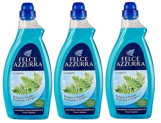 3 X Paglieri Felce Azzurra casa pavimenti classico Detergente per pavimenti 1 LT mehrfl aechig