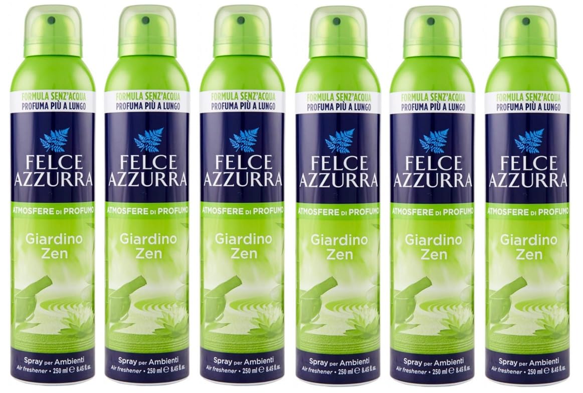 Felce Azzurra Giardino Zen Deodorante Ambienti, confezione da 6