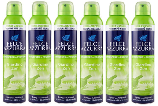 Felce Azzurra Giardino Zen Deodorante Ambienti, confezione da 6