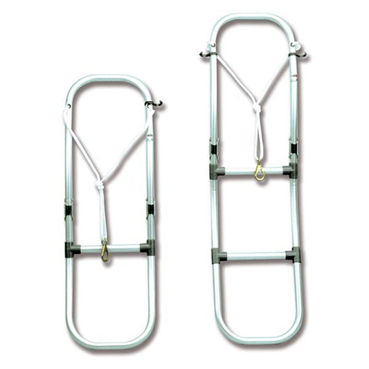 Trem-Scaletta Pieghevole mod. Alfa per Canotti Pneumatici Gommoni N Gradini: 2+1=3 L mm: 930 Peso: 2100 gr.