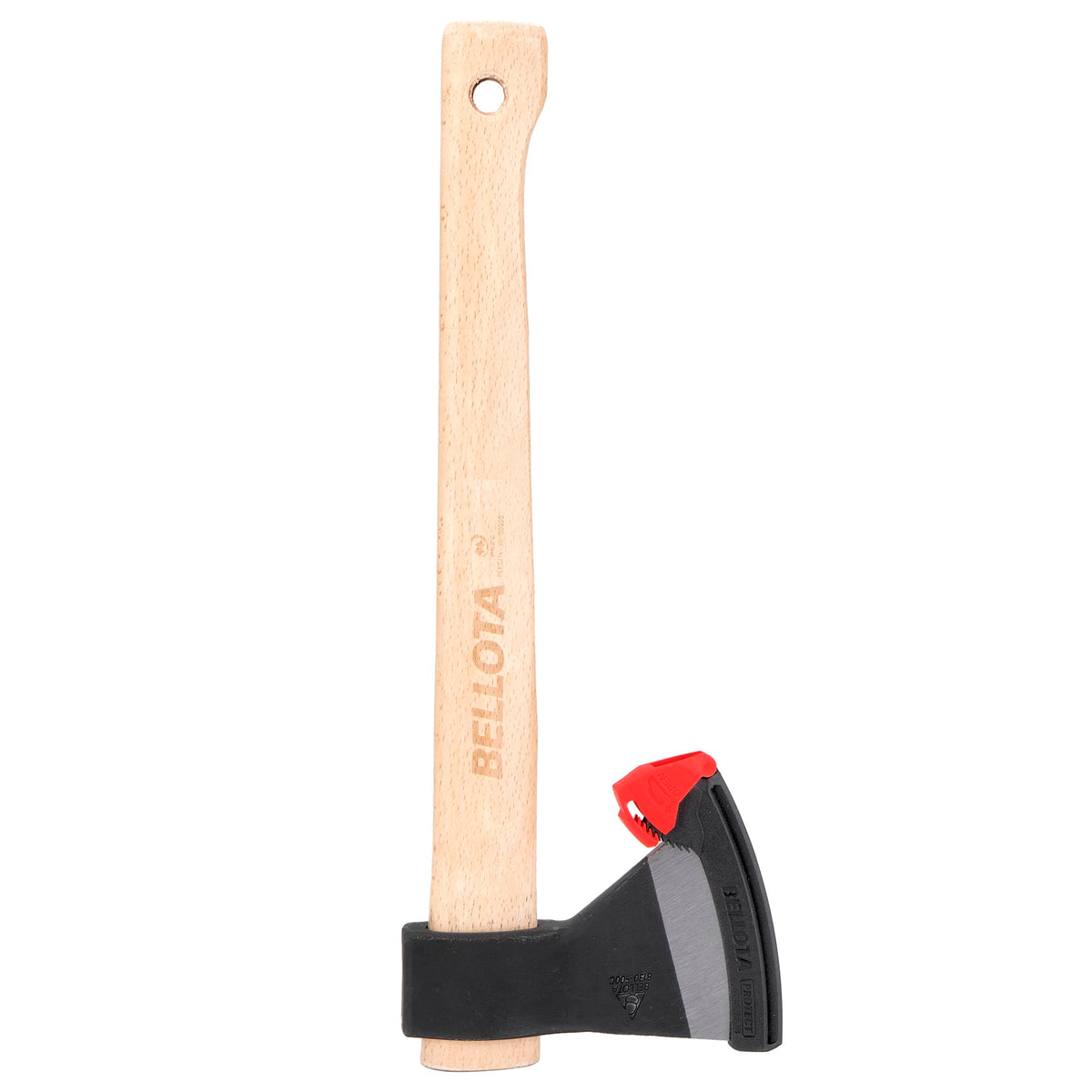 Bellota 8130-800C - Ascia Vizcaina 800 g con Manico di Legno per Pulire e Tagliare Rami Medi e Grossi - Strumento Professionale per Tagliare Legna da Ardere