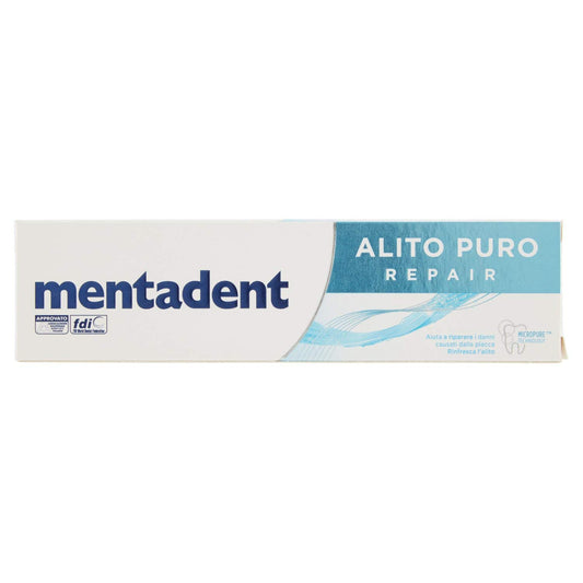 Mentadent – Maximum Protection, Dentifricio Aliento puro Pro 75 ml