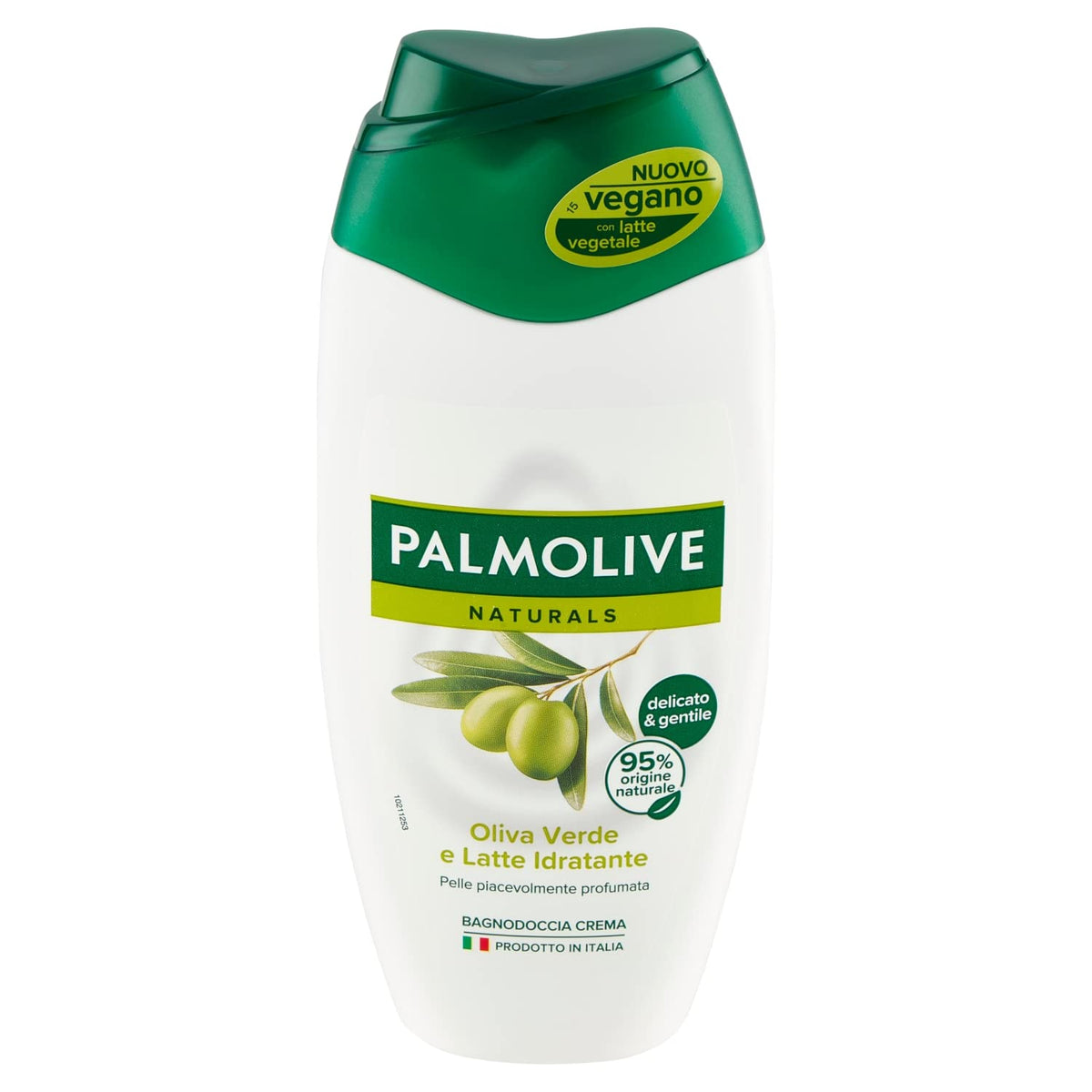 Palmolive Bagnoschiuma Naturals Oliva Verde e Latte Idratante, 220ml