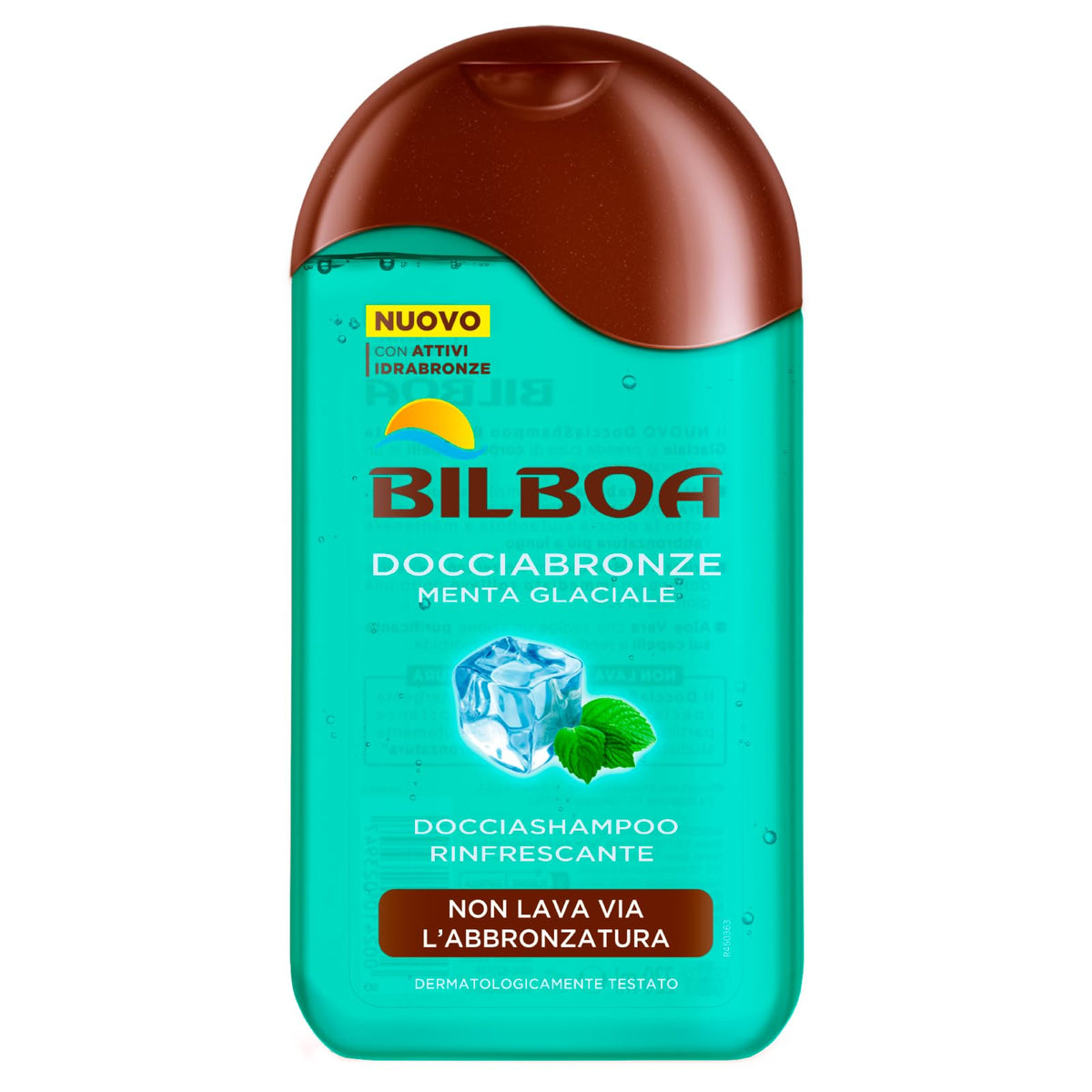 3x Bilboa Docciabronze Docciashampoo Rinfrescante Menta Glaciale con Mentolo e Aloe Vera - 3 Flaconi da 220ml