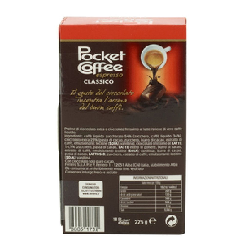 Ferrero: Classic Pocket Coffee 18 pezzi, 225g (confezione da 2)