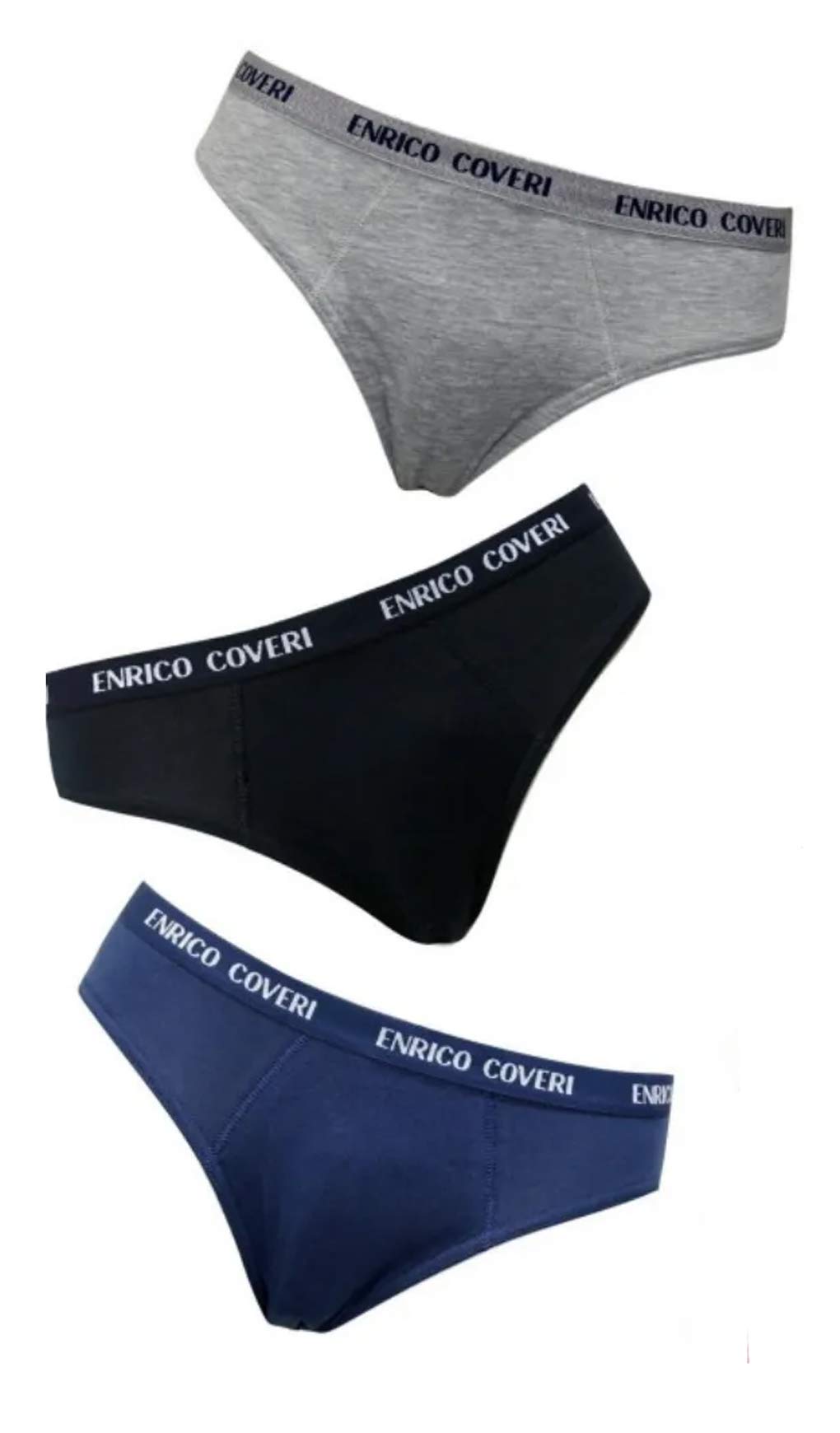 Enrico Coveri 6 Slip coveri Bambino Ragazzo Elastico Esterno Art. ES4000