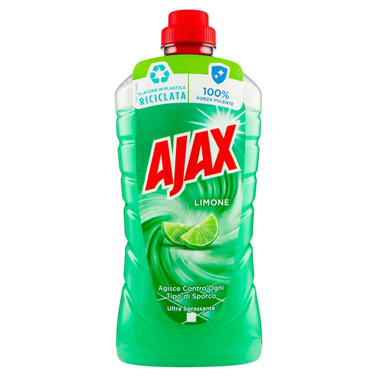 Ajax Detersivo Pavimenti, Detergente Freschezza e Pulito, Limone 950 ml