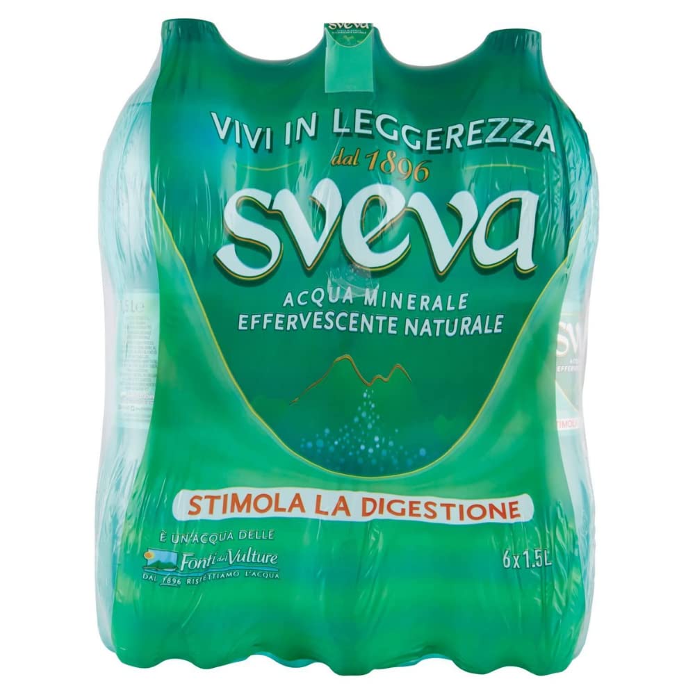 Sveva Acqua Frizzante 24 Bottiglie Da 1.5 Litri