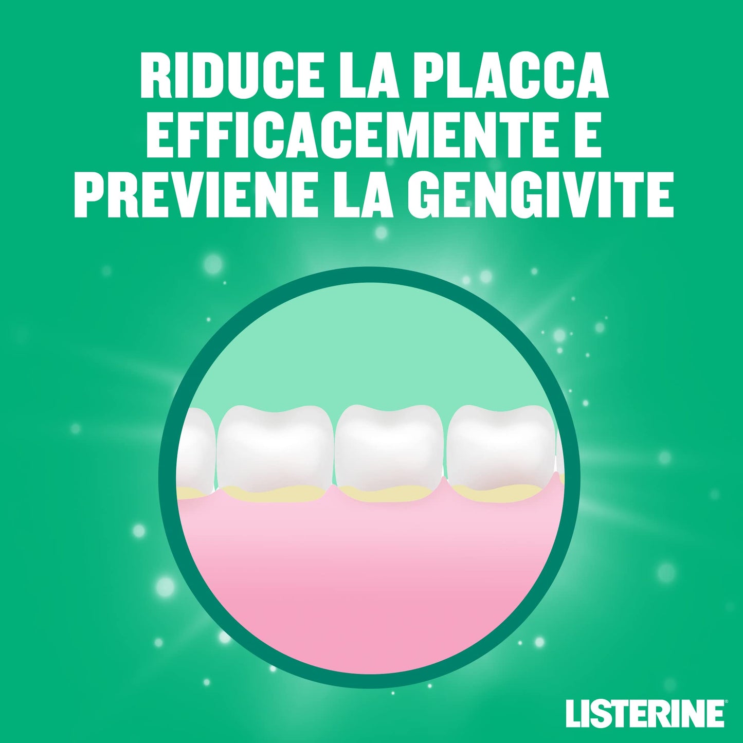 Listerine Colluttorio, Difesa Denti e Gengive, 12 x 95ml
