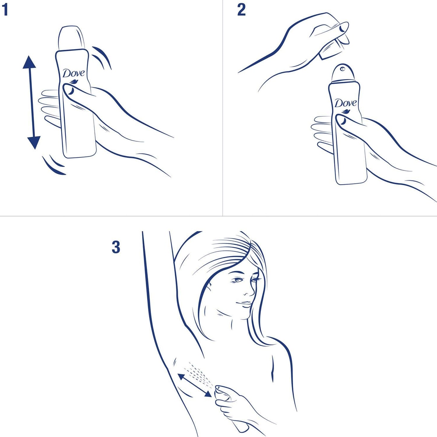 Dove Invisible Dry Spray 150 ml