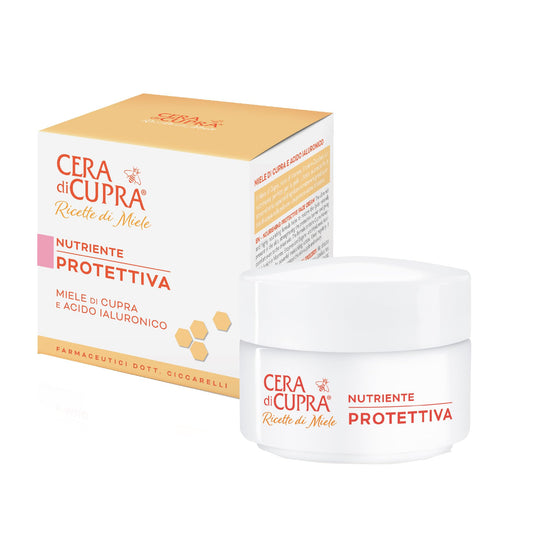 Cera di Cupra, Crema Nutriente Protettiva, Protegge e Dona un Intenso Comfort anche alle Pelli più Secche, Ideale sia la Mattina che la Sera, Made in Italy, Dermatologicamente Testata, 50 ml