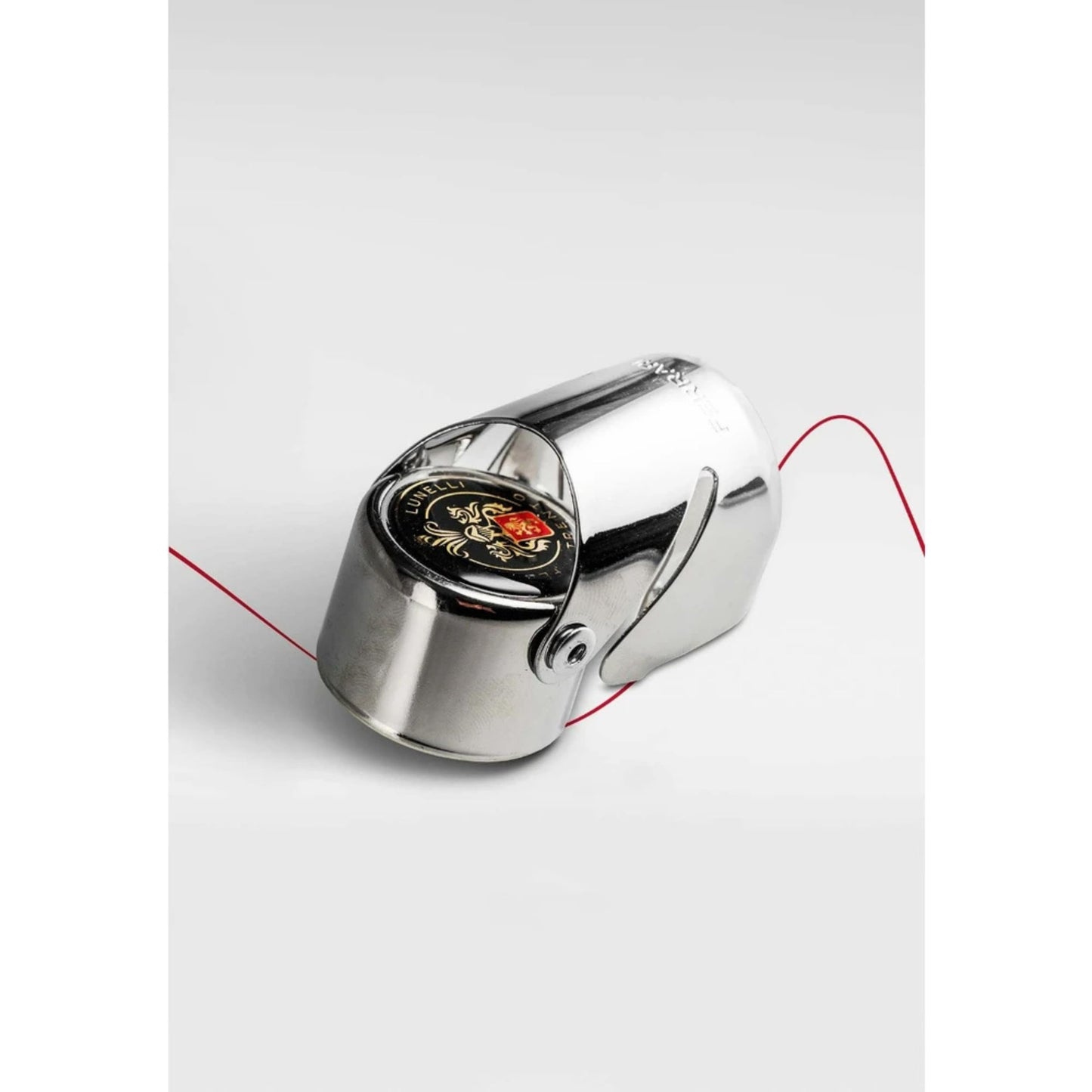 Stopper Spumante Ferrari | Stopper Ermetico per Tappo Spumante in Acciaio | con Scatola Regalo
