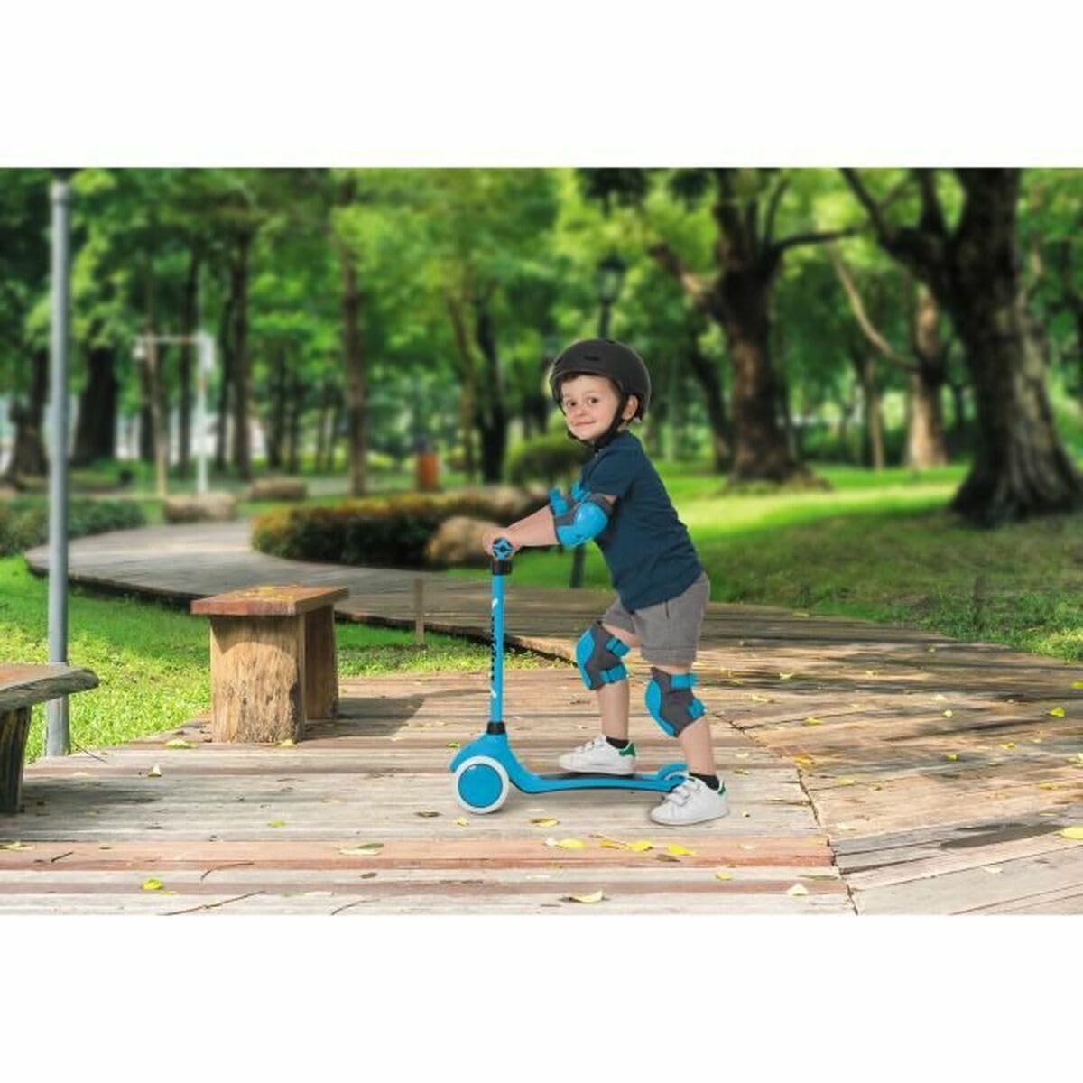 Mondo On&Go Tripper Scooter mit 3 Rädern, PU-Rollen und TPR-Griffen, Sicherheitsbremse hinten