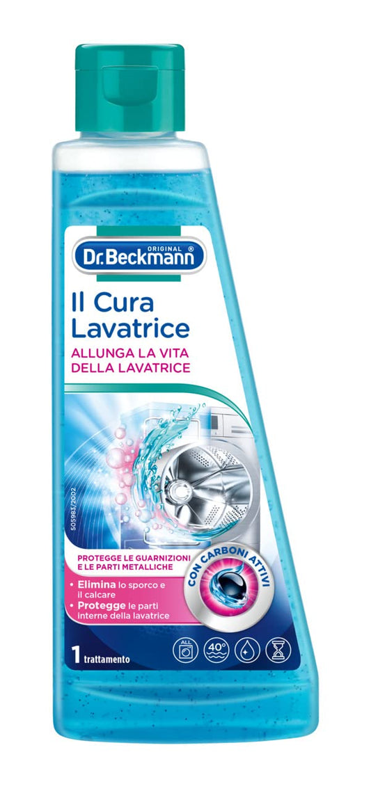 Dr. Beckmann Il Cura Lavatrice Prodotto Cura Lavatrice con Carboni Attivi, 250ml