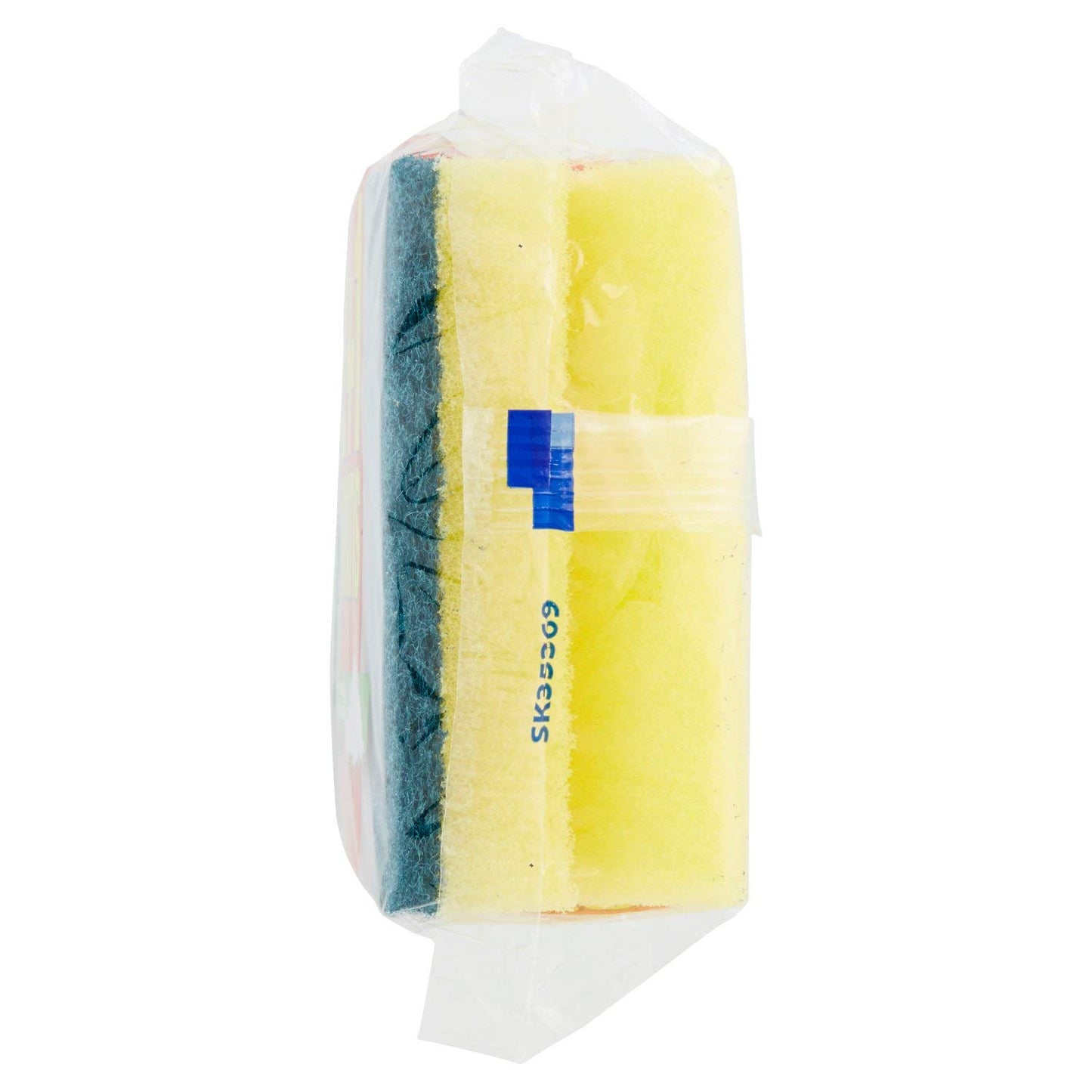 Spontex universale – Set da 3 spugnette abrasive SALVAUÑAS con fibra di estratti minerali, colore: verde – [Confezione da 8]