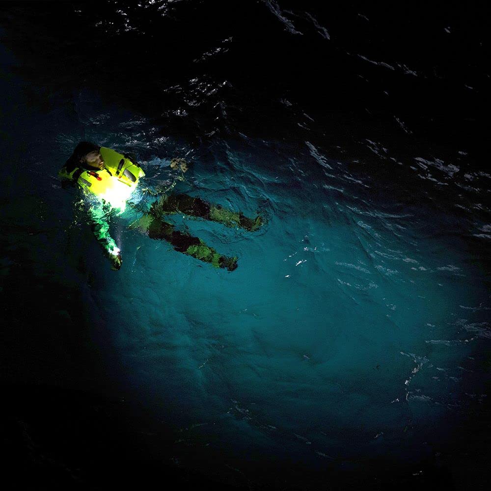 Exposure Lights Olas, Aiuto alla Sicurezza della Nautica Unisex, Arancione/Nero, Taglia Unica