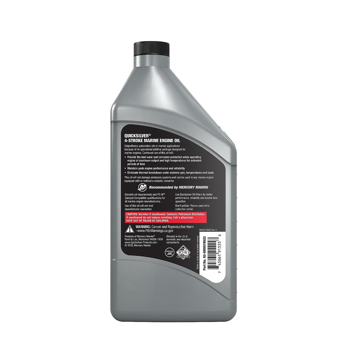 QUICKSILVER 25W-40 SYNTHETIC BLEND QT by QuickSilver