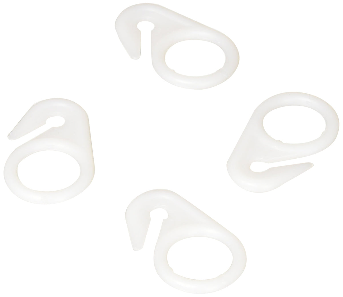 Anello Nylon Per Tenda Doccia In Blister.