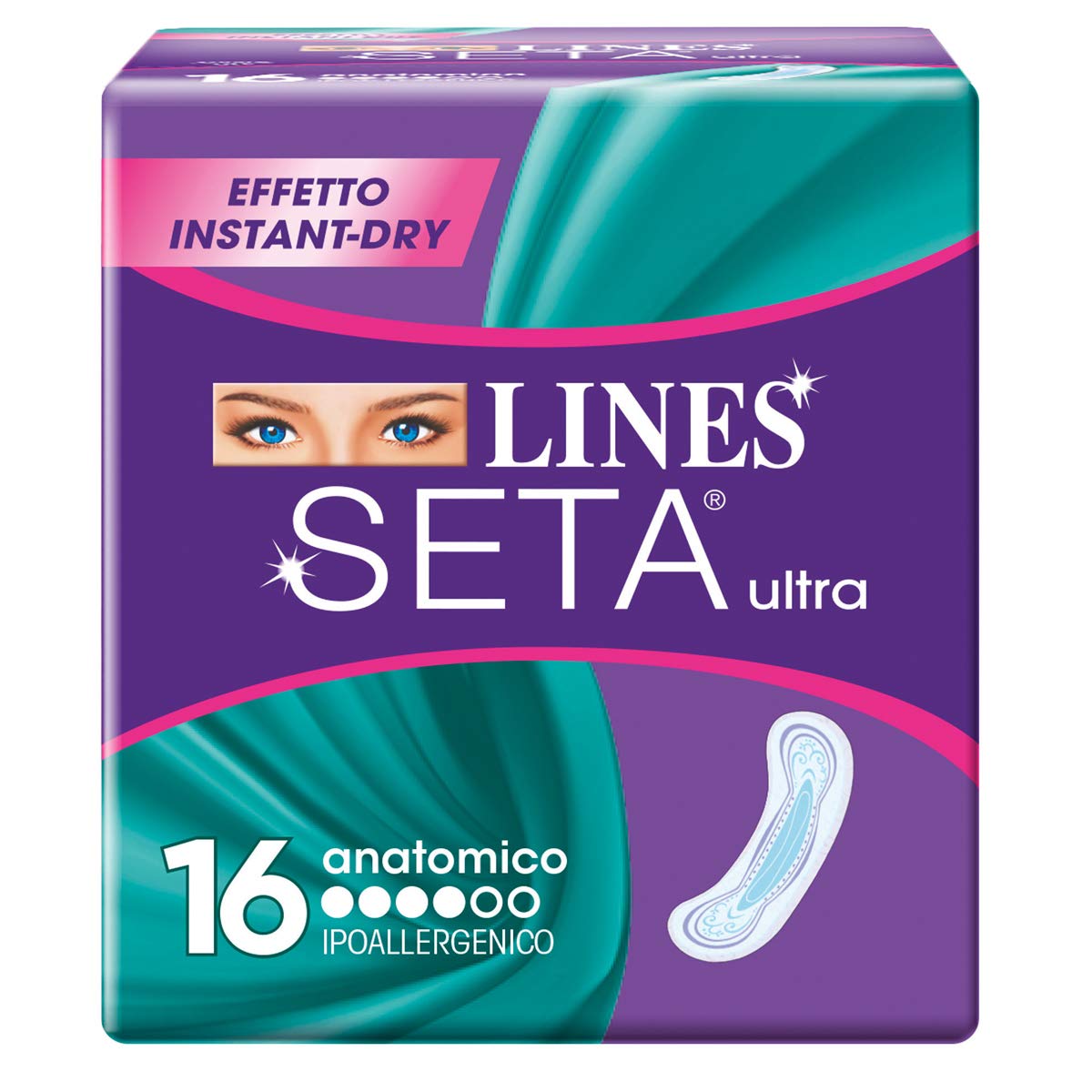 Lines Seta Ultra Assorbenti, 16 Pezzi