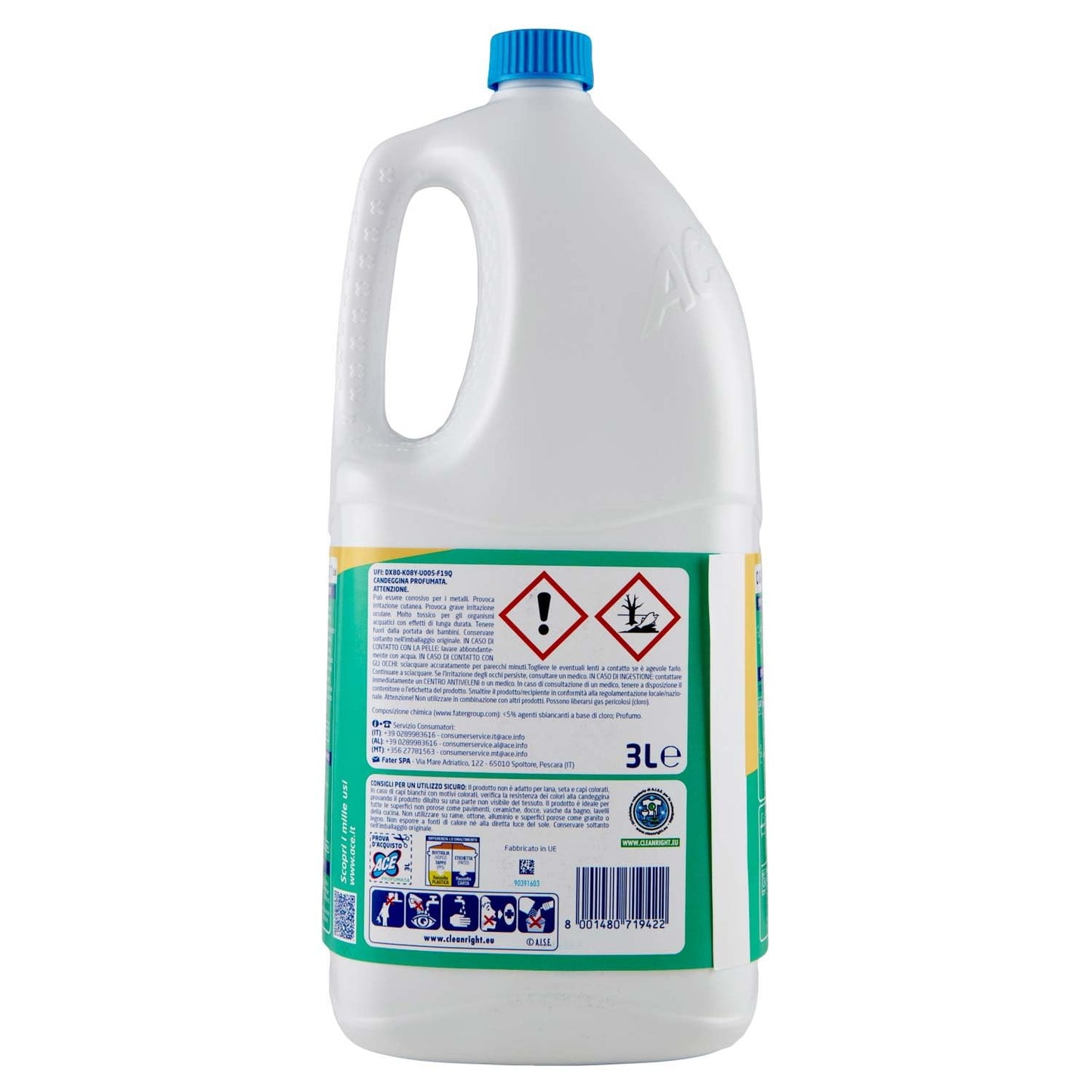 Ace Candeggina Profumata 3 Lt, 3000ml