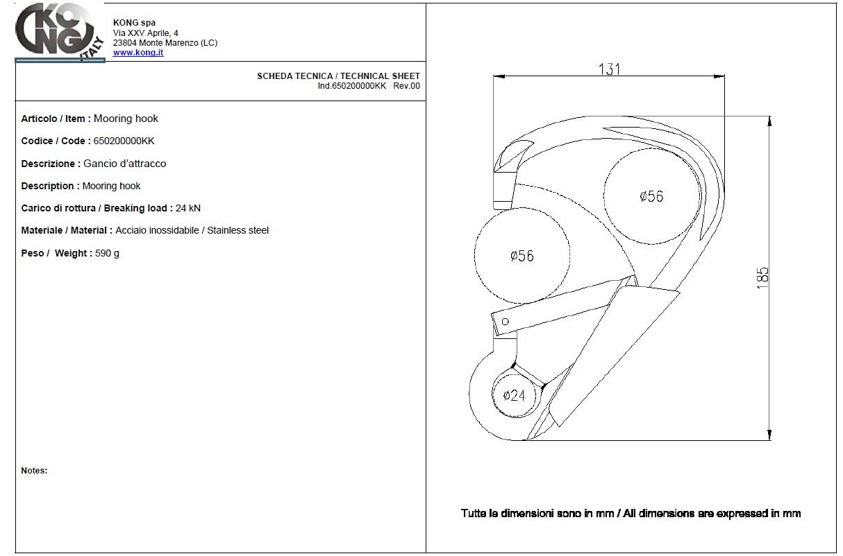 Kong Gancio D'ATTRACCO 20, Lucido